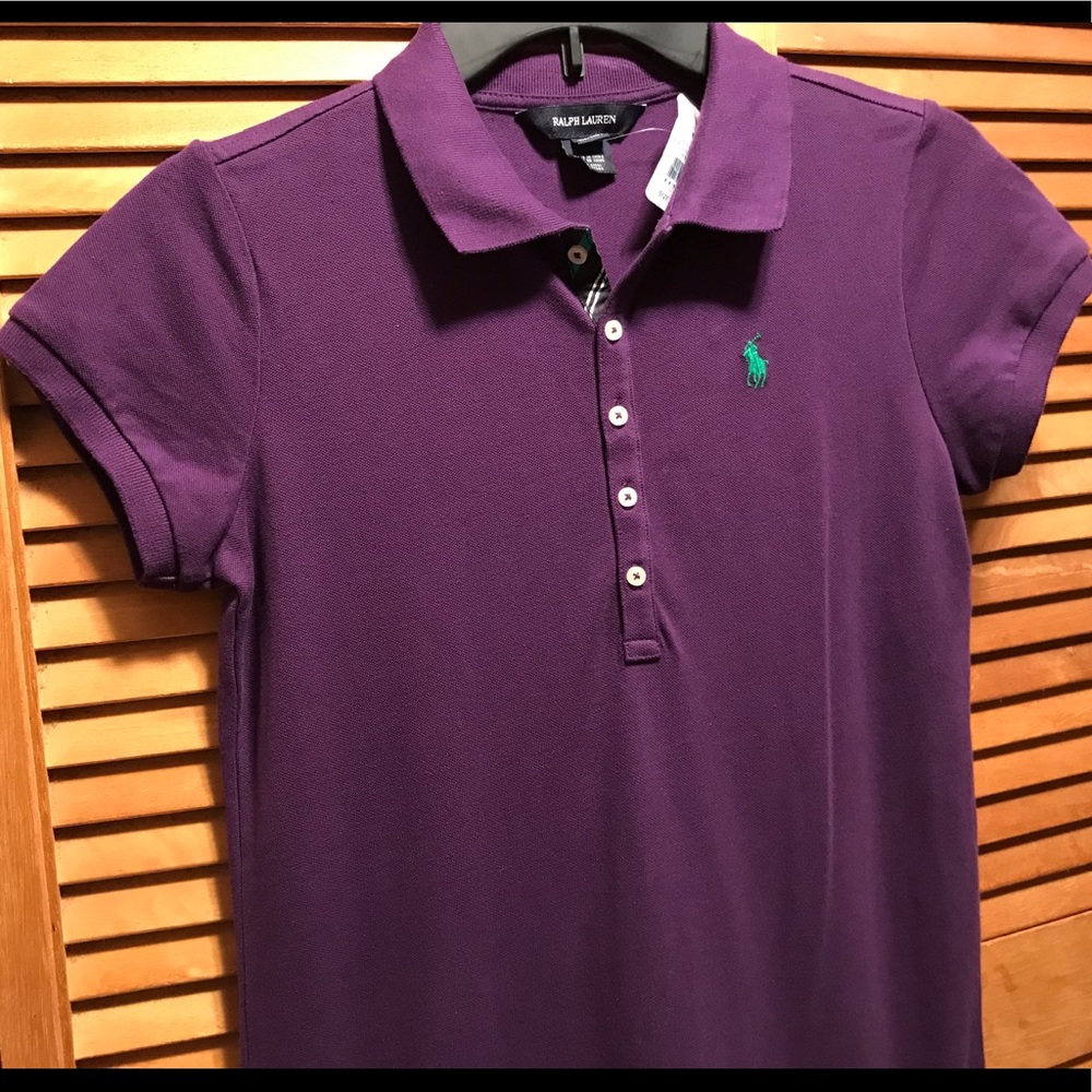 Ralph Lauren Purple Polo Dress - Picture 2 of 8